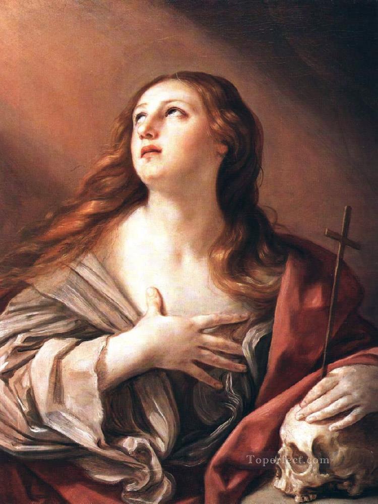 La Magdalena Penitente Barroca Guido Reni Pintura al óleo
